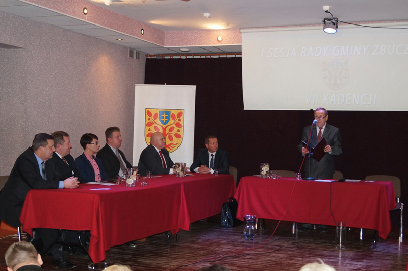 Pierwsza sesja w gminie Zbuczyn