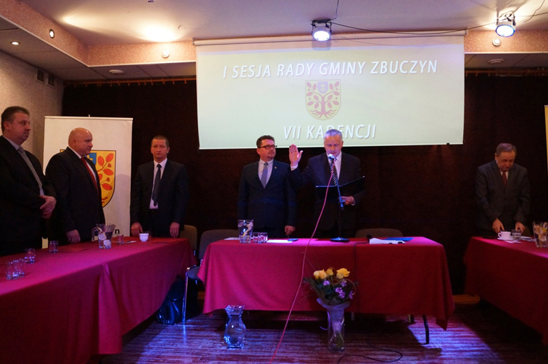 Pierwsza sesja w gminie Zbuczyn
