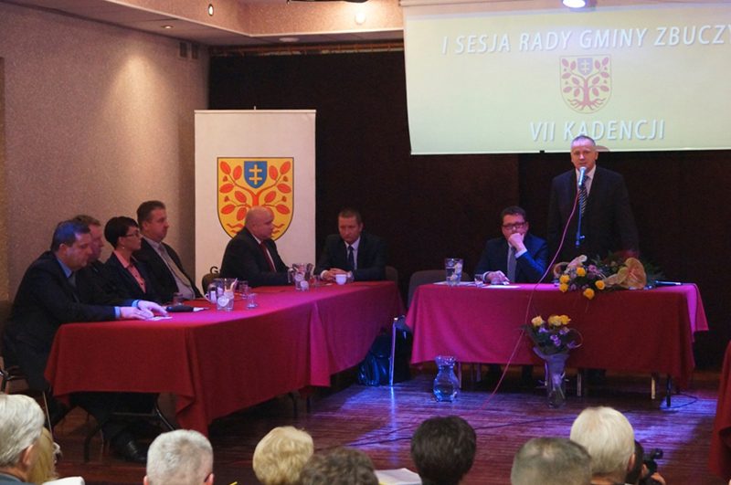 Pierwsza sesja w gminie Zbuczyn