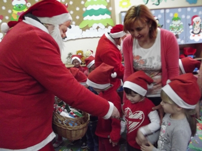 Mikołaje u przedszkolaków