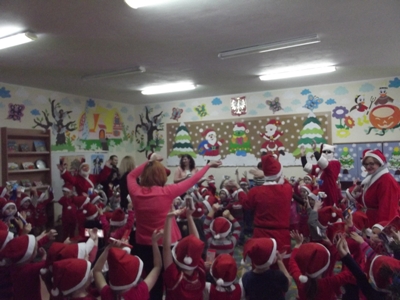 Mikołaje u przedszkolaków