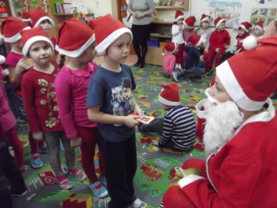 Mikołaje u przedszkolaków