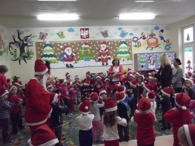 Mikołaje u przedszkolaków
