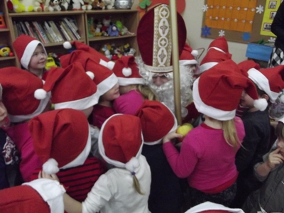 Mikołaje u przedszkolaków