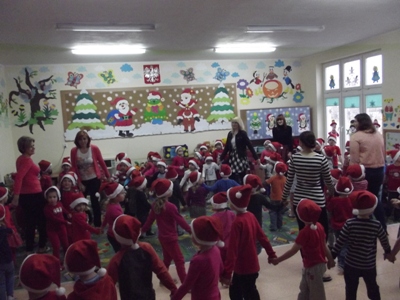 Mikołaje u przedszkolaków