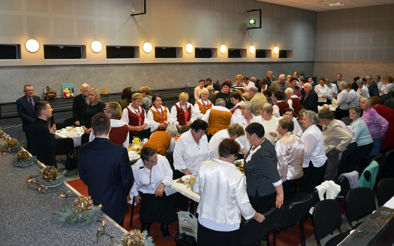 Podzielili się opłatkiem