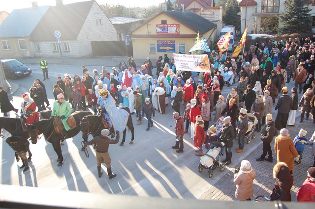 Trzej Królowie na ulicach Garwolina
