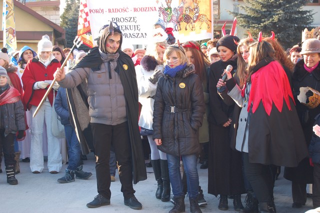 Trzej Królowie na ulicach Garwolina