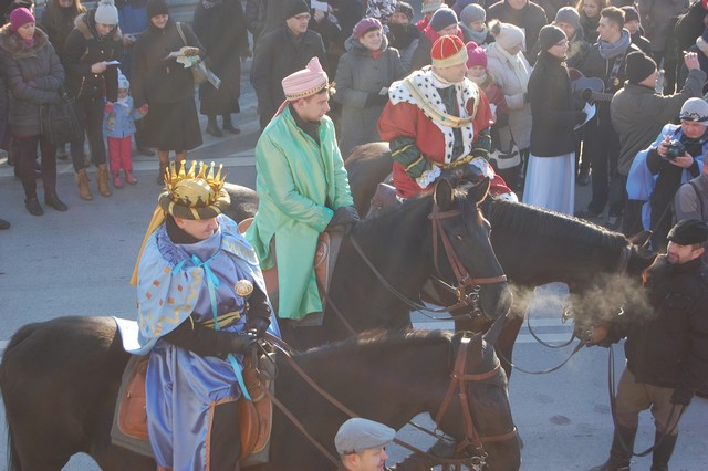 Trzej Królowie na ulicach Garwolina