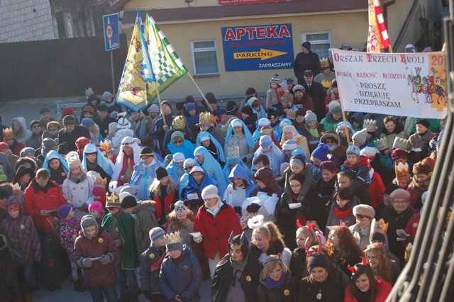 Trzej Królowie na ulicach Garwolina