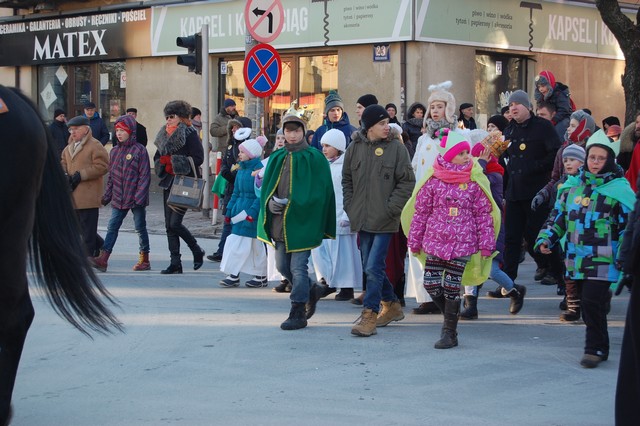 Trzej Królowie na ulicach Garwolina