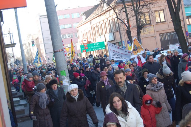Trzej Królowie na ulicach Garwolina