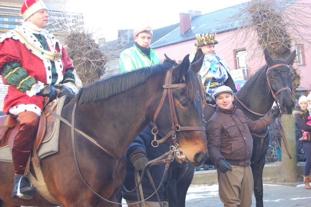 Trzej Królowie na ulicach Garwolina