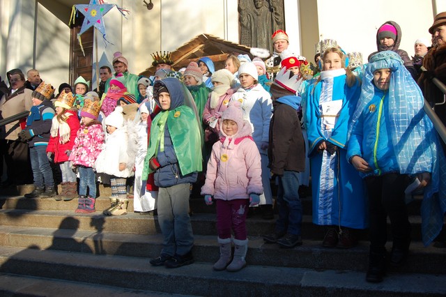 Trzej Królowie na ulicach Garwolina