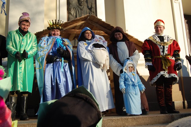 Trzej Królowie na ulicach Garwolina