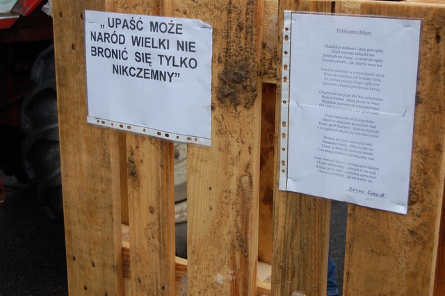 Blokada na DK 17 (galeria)