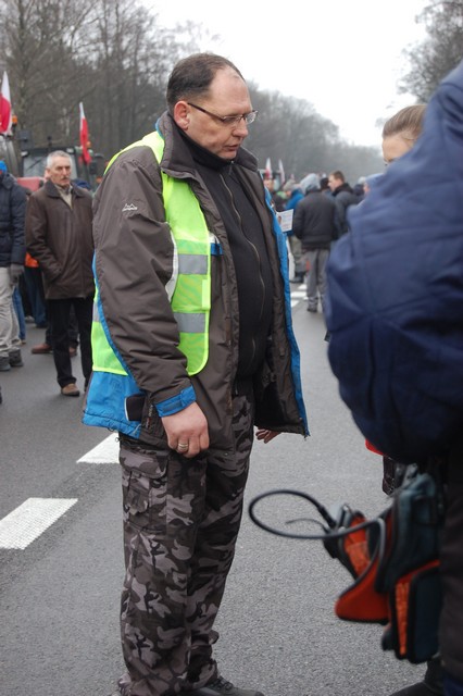 Blokada na DK 17 (galeria)