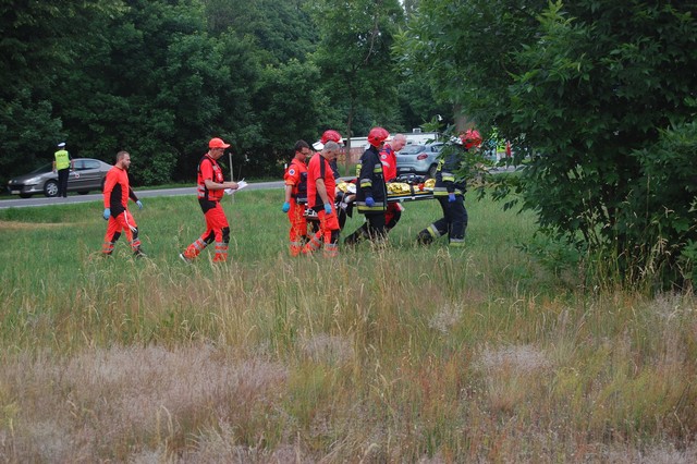 Groźny wypadek w Józefowie