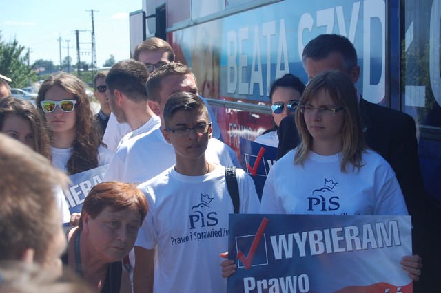 Beata Szydło na wałach