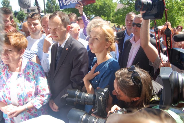 Beata Szydło na wałach