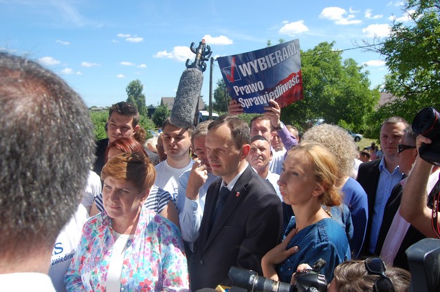 Beata Szydło na wałach
