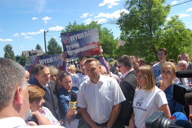 Beata Szydło na wałach