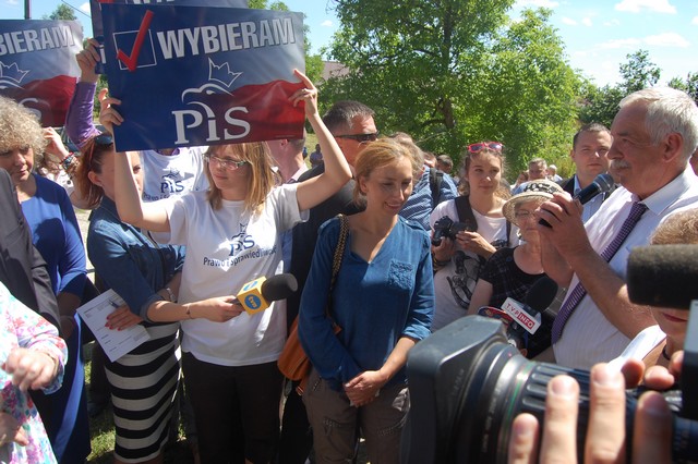 Beata Szydło na wałach