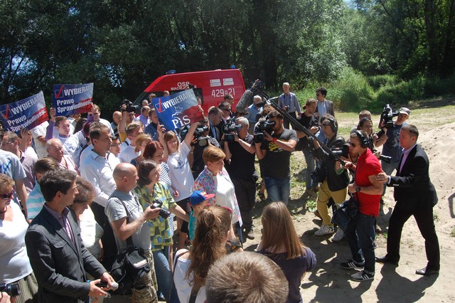 Beata Szydło na wałach