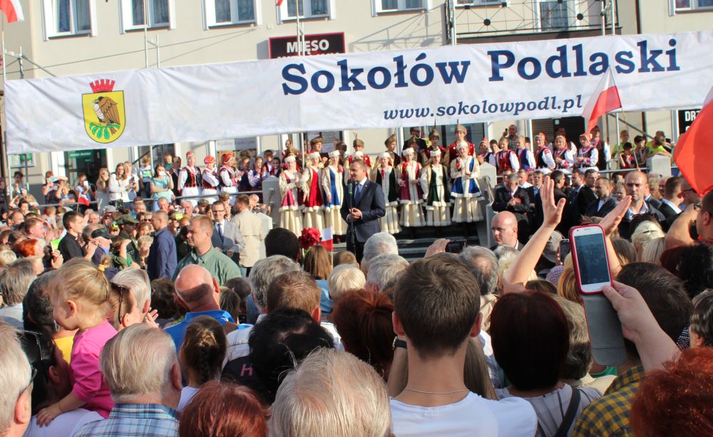 Andrzej Duda w Sokołowie Podlaskim