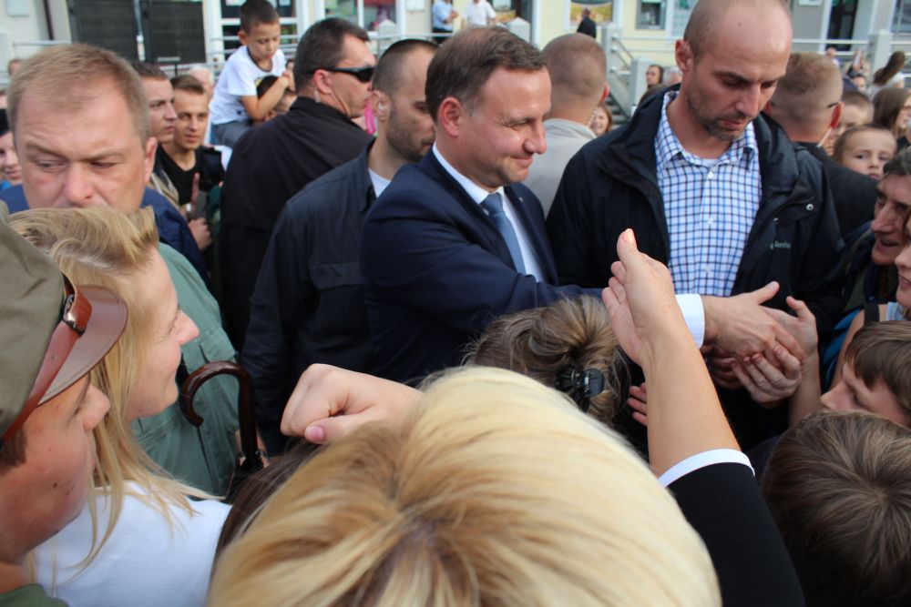 Andrzej Duda w Sokołowie Podlaskim
