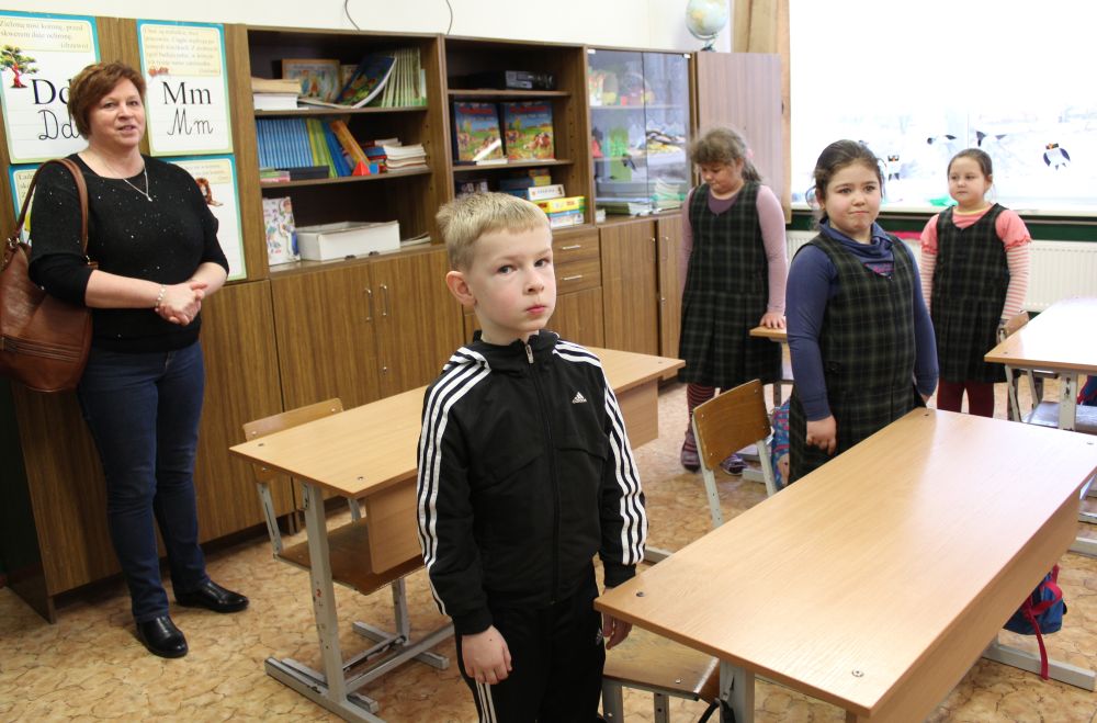 Z książkami w Mościszkach