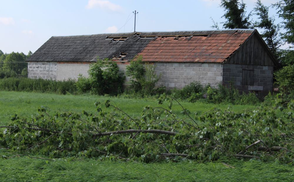Potężne straty po nawałnicy
