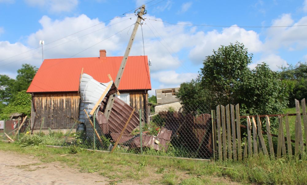 Potężne straty po nawałnicy