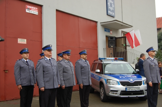 Otwarcie posterunków z ministrem