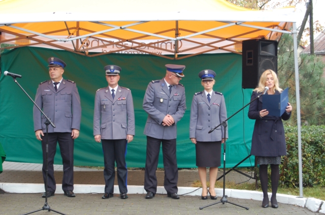 Otwarcie posterunków z ministrem