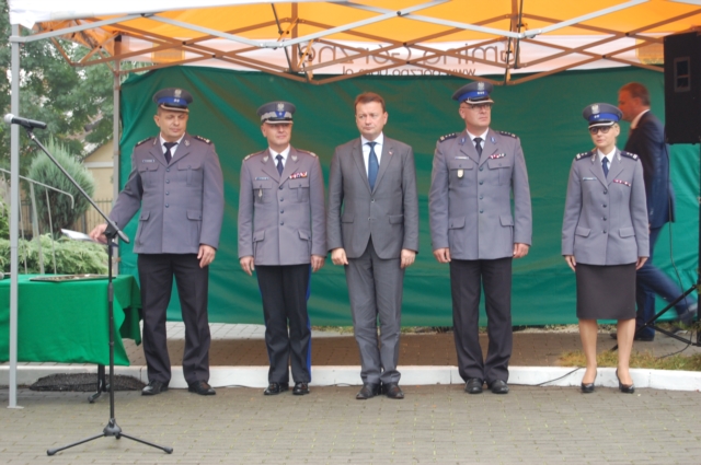 Otwarcie posterunków z ministrem