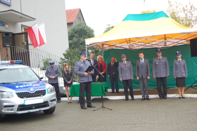 Otwarcie posterunków z ministrem