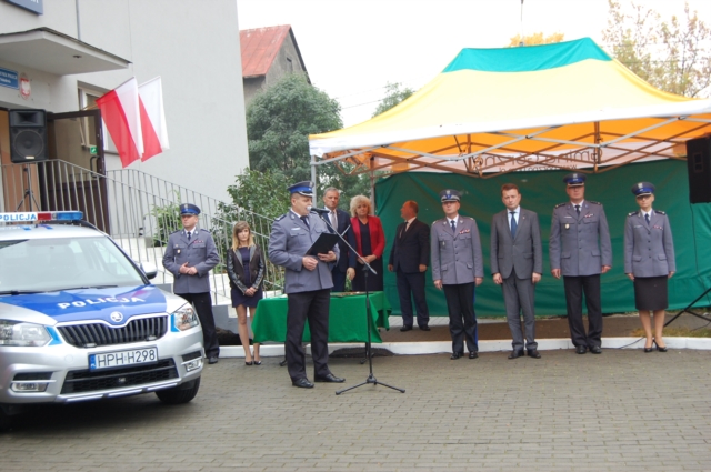 Otwarcie posterunków z ministrem