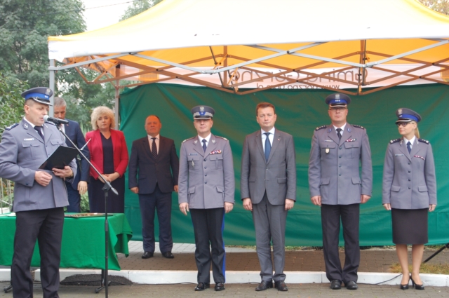 Otwarcie posterunków z ministrem