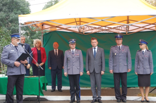 Otwarcie posterunków z ministrem