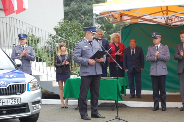 Otwarcie posterunków z ministrem