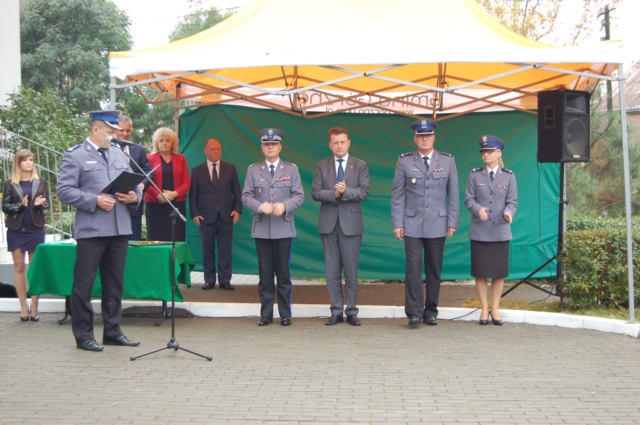 Otwarcie posterunków z ministrem