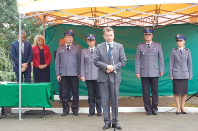 Otwarcie posterunków z ministrem