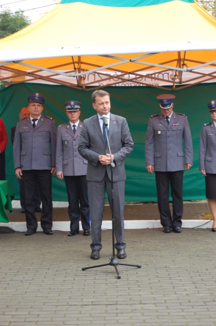 Otwarcie posterunków z ministrem