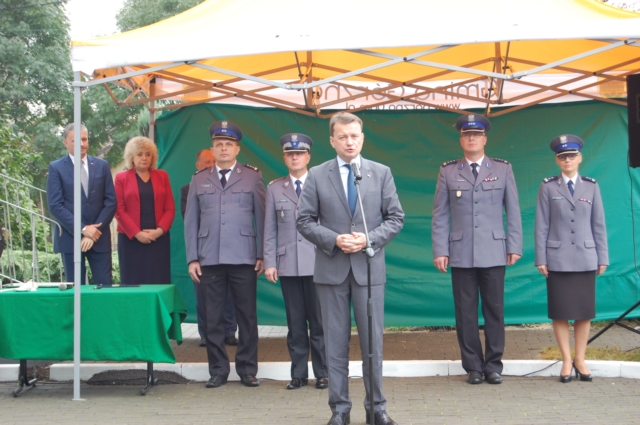 Otwarcie posterunków z ministrem