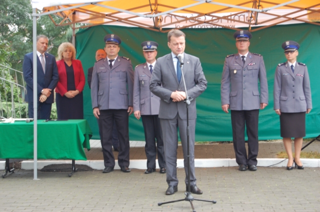 Otwarcie posterunków z ministrem