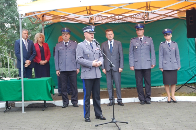 Otwarcie posterunków z ministrem