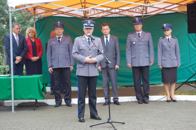 Otwarcie posterunków z ministrem