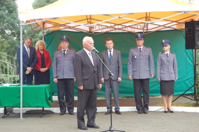 Otwarcie posterunków z ministrem