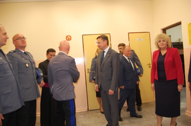 Otwarcie posterunków z ministrem